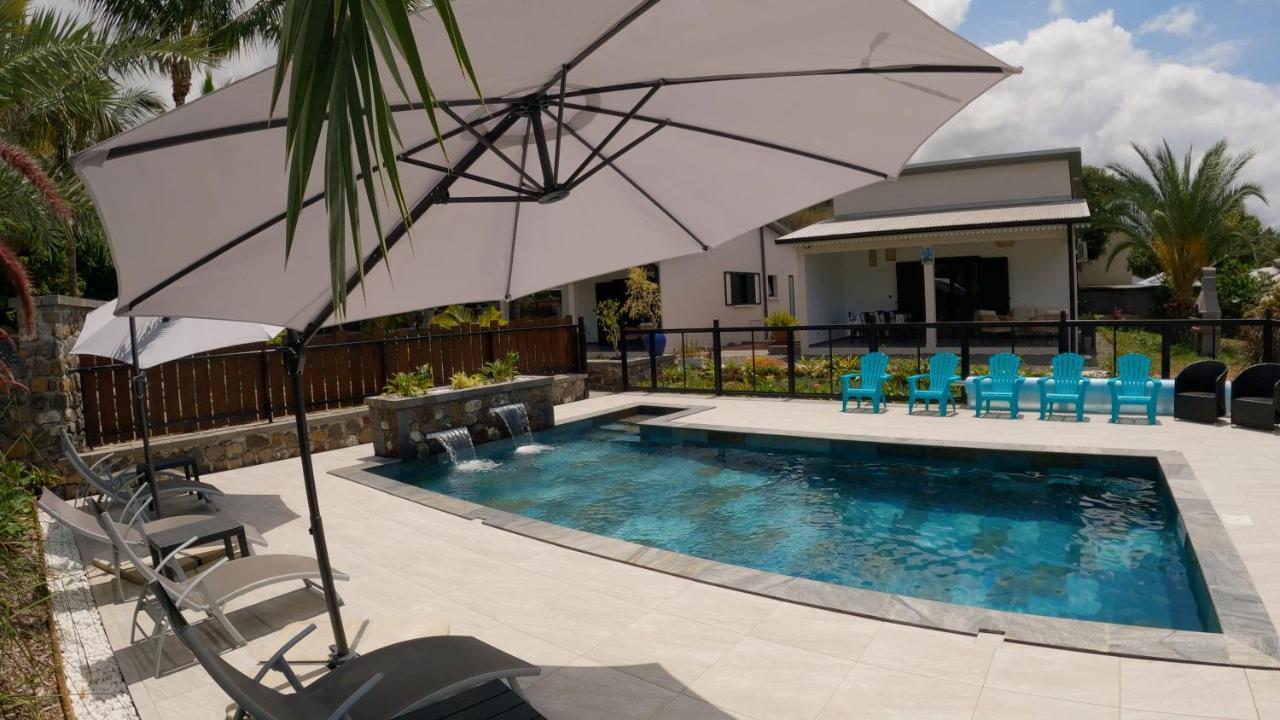 סן-לואי O Ruisseau Lodges - Lodge Dattier מראה חיצוני תמונה