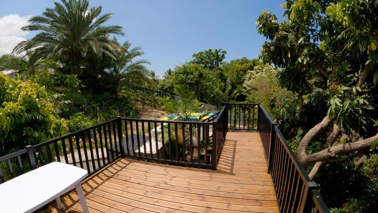 סן-לואי O Ruisseau Lodges - Lodge Dattier מראה חיצוני תמונה