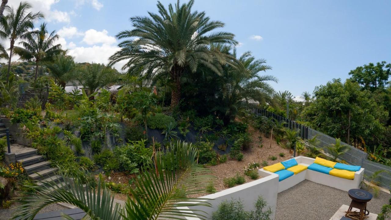 סן-לואי O Ruisseau Lodges - Lodge Dattier מראה חיצוני תמונה