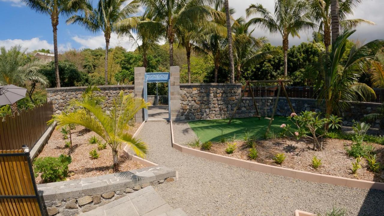 סן-לואי O Ruisseau Lodges - Lodge Dattier מראה חיצוני תמונה
