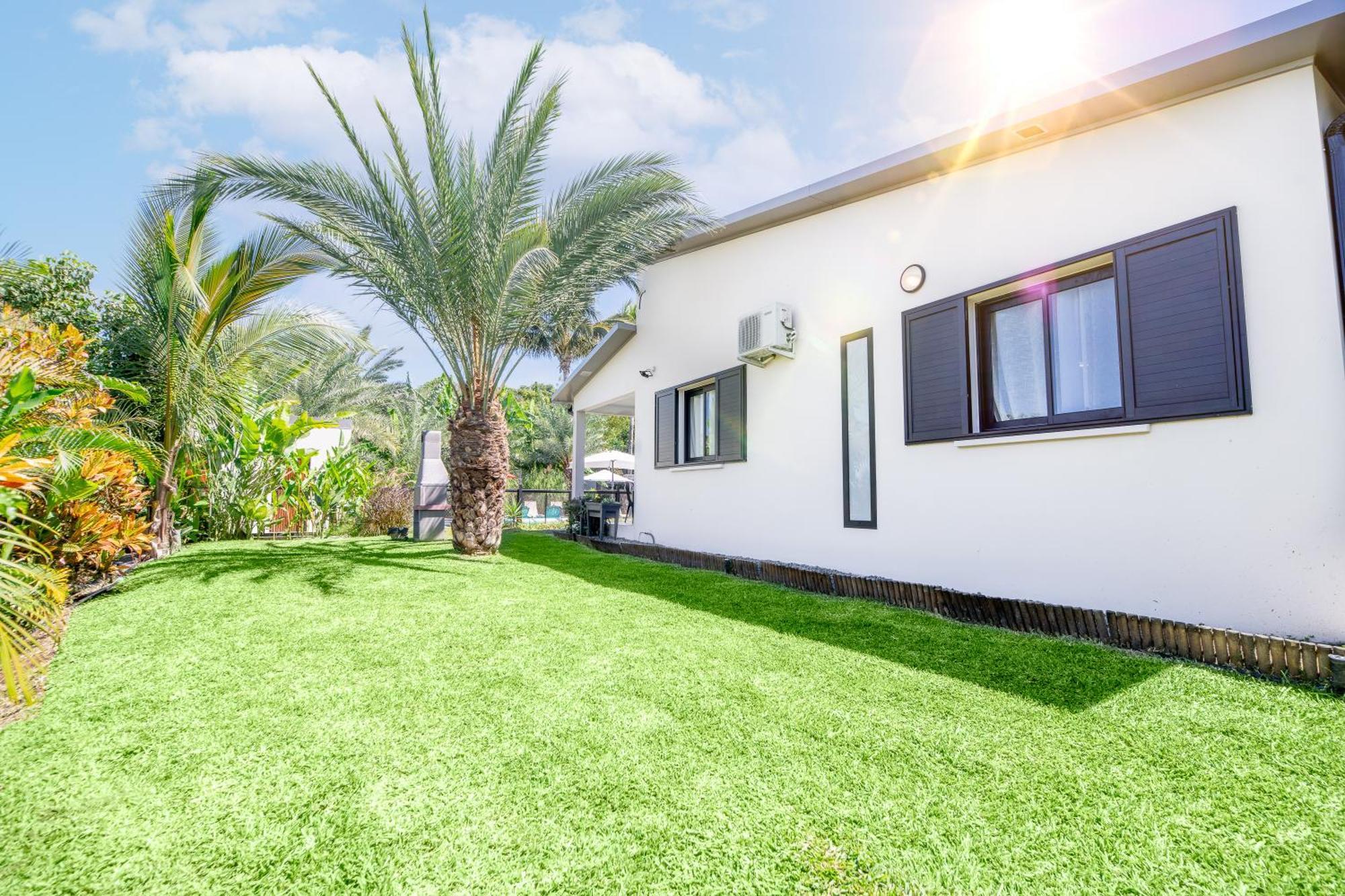 סן-לואי O Ruisseau Lodges - Lodge Dattier מראה חיצוני תמונה