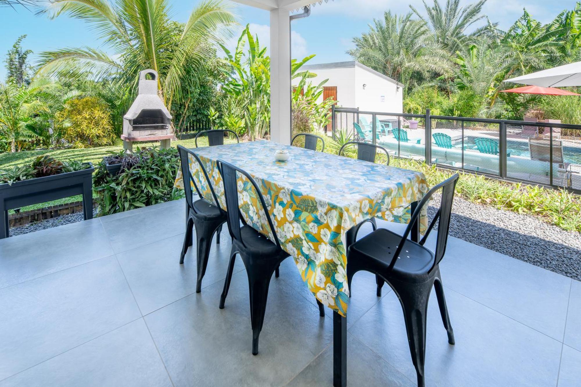 סן-לואי O Ruisseau Lodges - Lodge Dattier מראה חיצוני תמונה