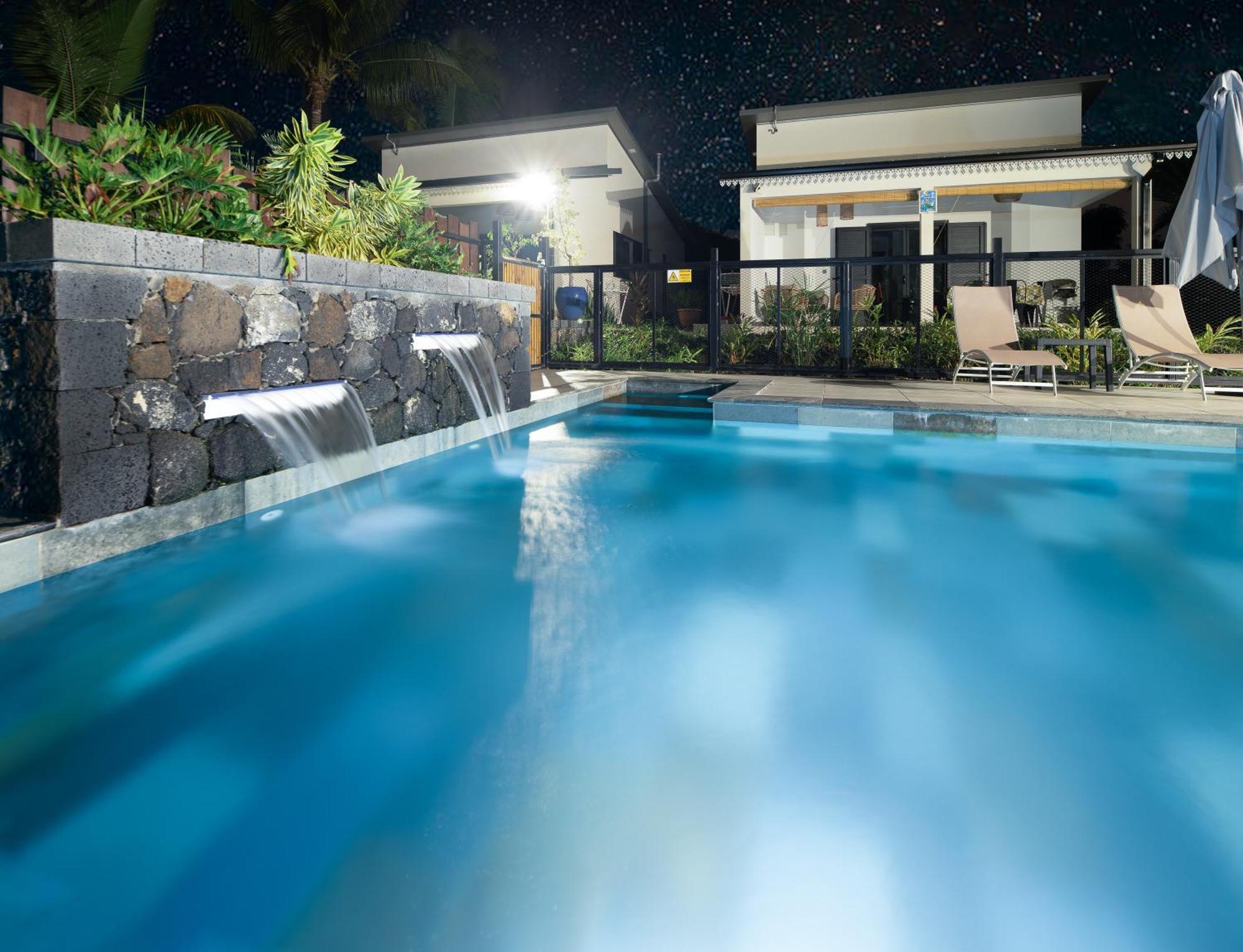 סן-לואי O Ruisseau Lodges - Lodge Dattier מראה חיצוני תמונה