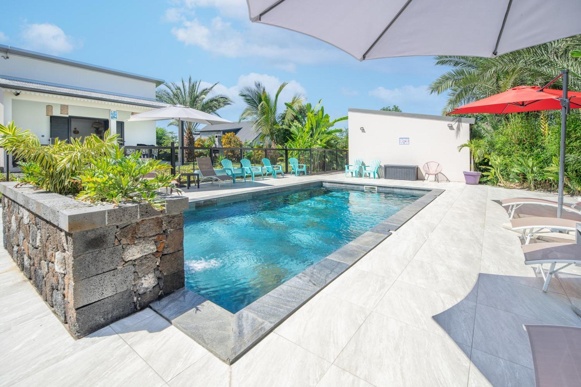 סן-לואי O Ruisseau Lodges - Lodge Dattier מראה חיצוני תמונה