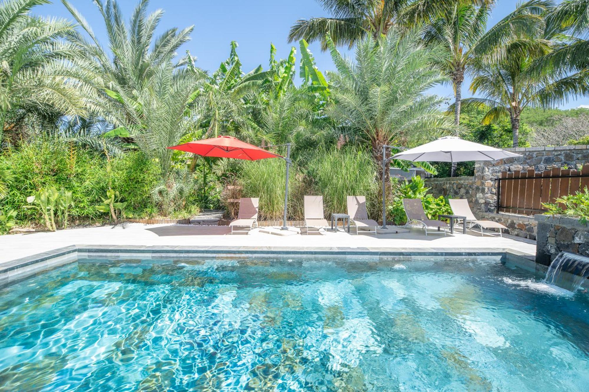 סן-לואי O Ruisseau Lodges - Lodge Dattier מראה חיצוני תמונה